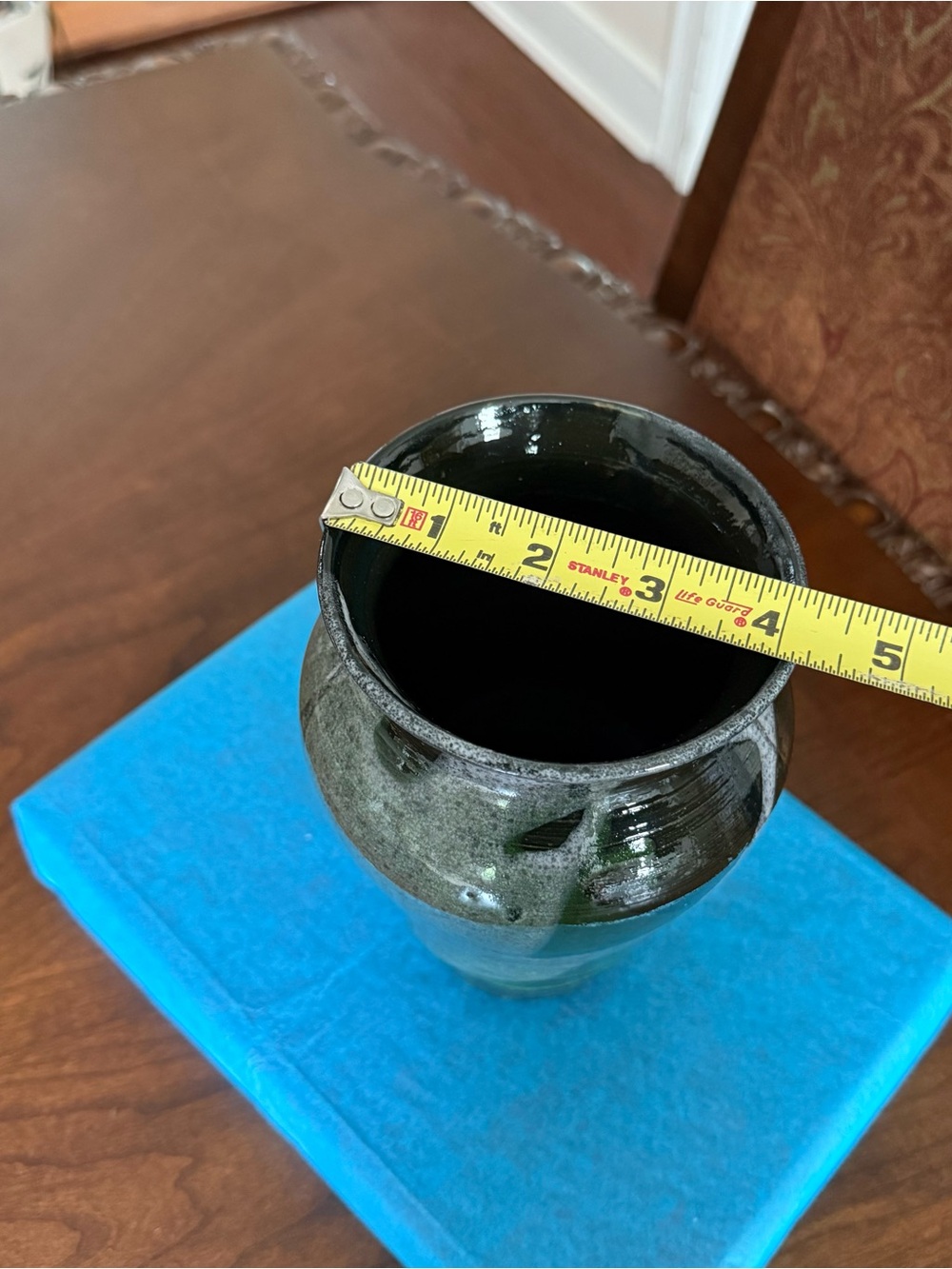 Vintage Studio Art Pottery Vase Signed “Ann Grace ‘80” *READ* - Picture 3 of 12